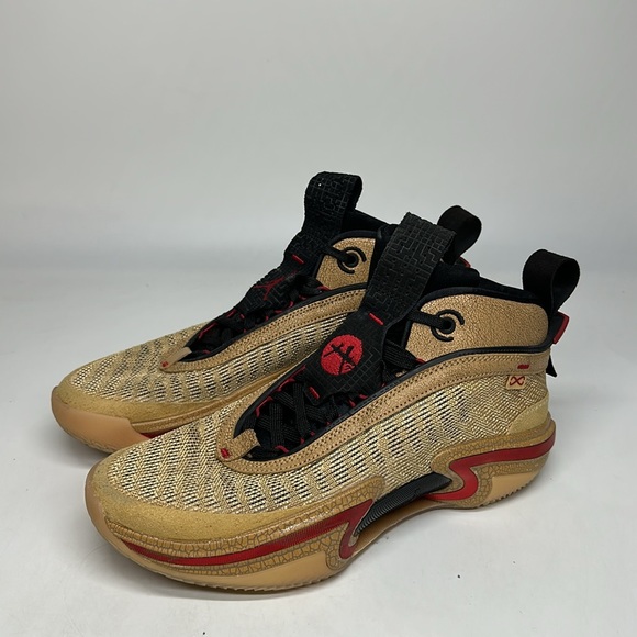 USED Men’s Nike Air Jordan 36 Rui Hachimura Black Samurai DO2494-260 No Box - Picture 4 of 7